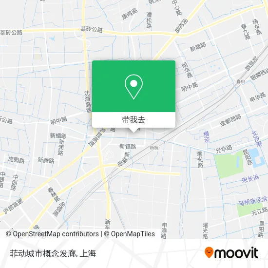 菲动城市概念发廊地图
