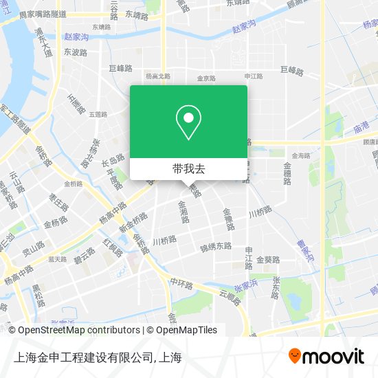 上海金申工程建设有限公司地图