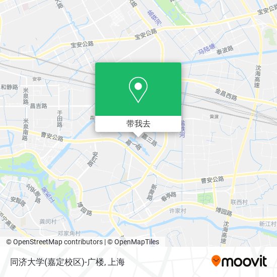同济大学(嘉定校区)-广楼地图
