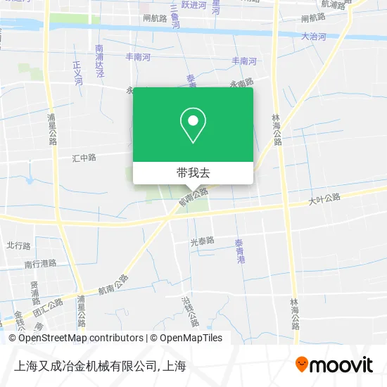 上海又成冶金机械有限公司地图