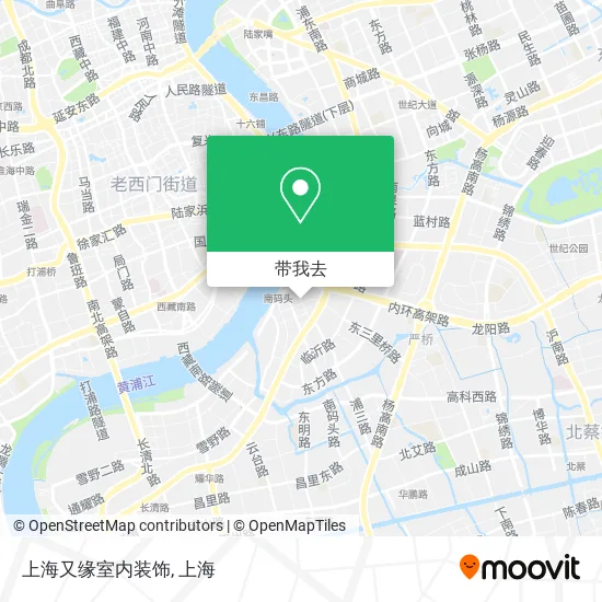 上海又缘室内装饰地图