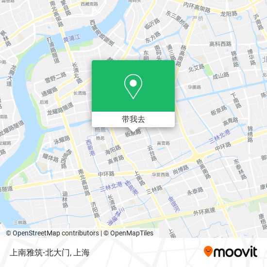 上南雅筑-北大门地图