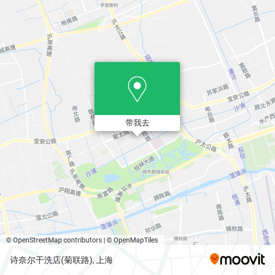 诗奈尔干洗店(菊联路)地图