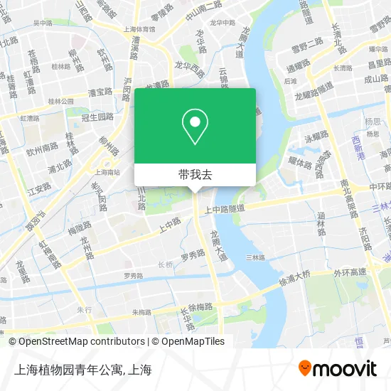 上海植物园青年公寓地图