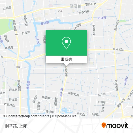 洞莘路地图