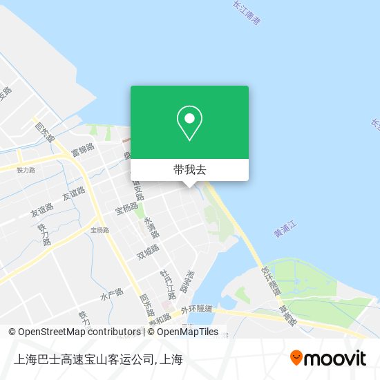 上海巴士高速宝山客运公司地图