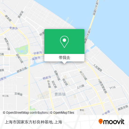 上海市国家东方杉良种基地地图