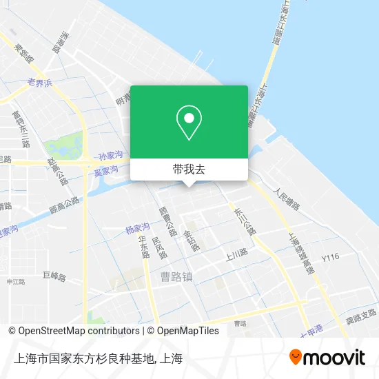 上海市国家东方杉良种基地地图
