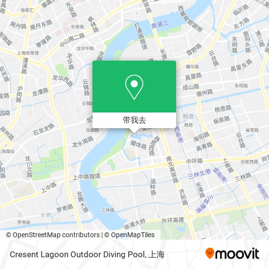 Cresent Lagoon Outdoor Diving Pool地图