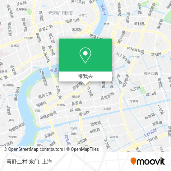 雪野二村-东门地图