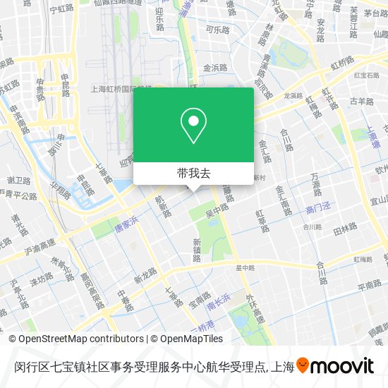 闵行区七宝镇社区事务受理服务中心航华受理点地图