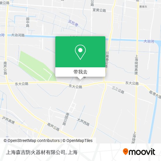 上海森吉防火器材有限公司地图