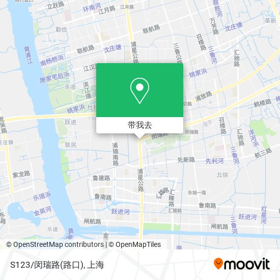 S123/闵瑞路(路口)地图