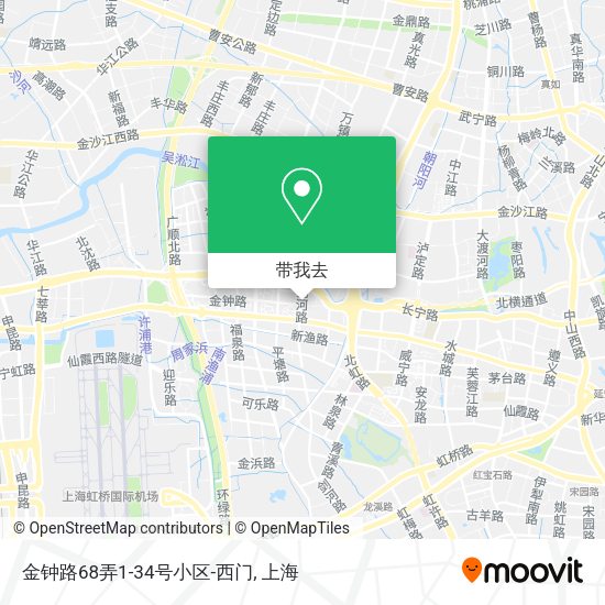 金钟路68弄1-34号小区-西门地图