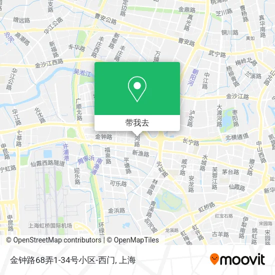 金钟路68弄1-34号小区-西门地图