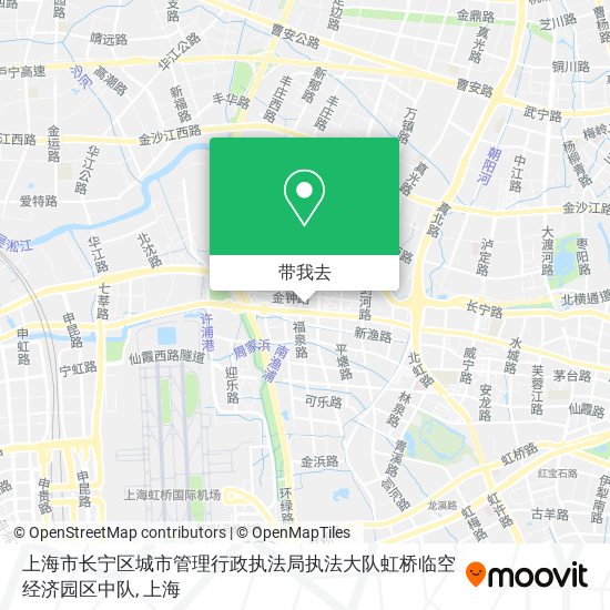上海市长宁区城市管理行政执法局执法大队虹桥临空经济园区中队地图