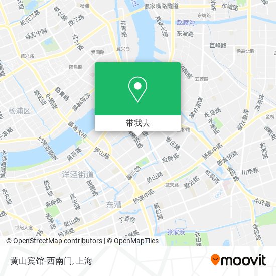 黄山宾馆-西南门地图