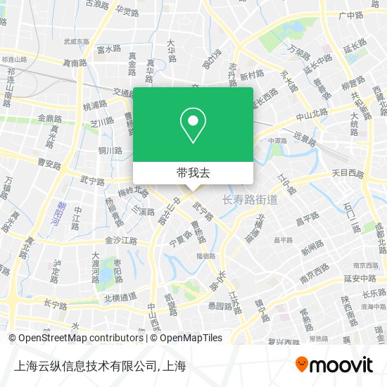 上海云纵信息技术有限公司地图