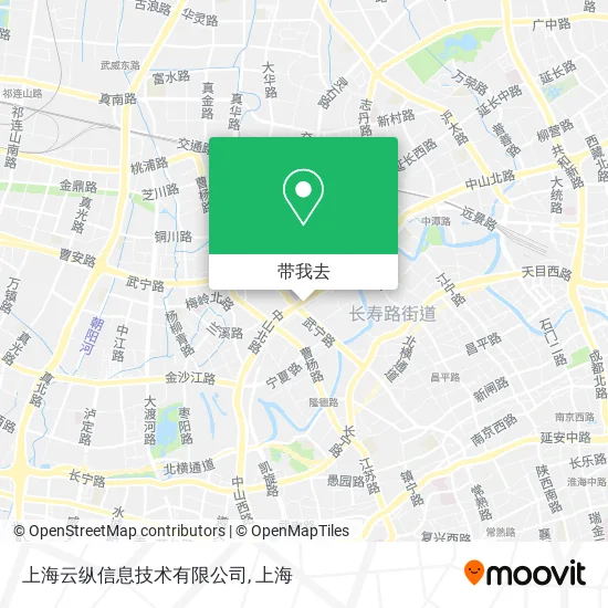 上海云纵信息技术有限公司地图