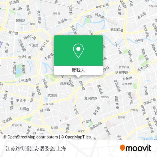 江苏路街道江苏居委会地图