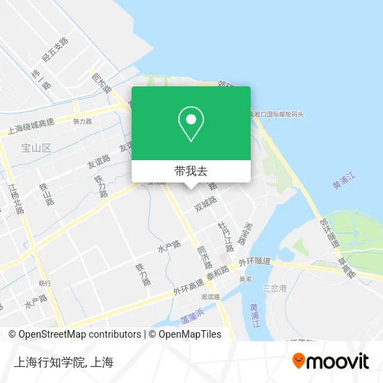 上海行知学院地图