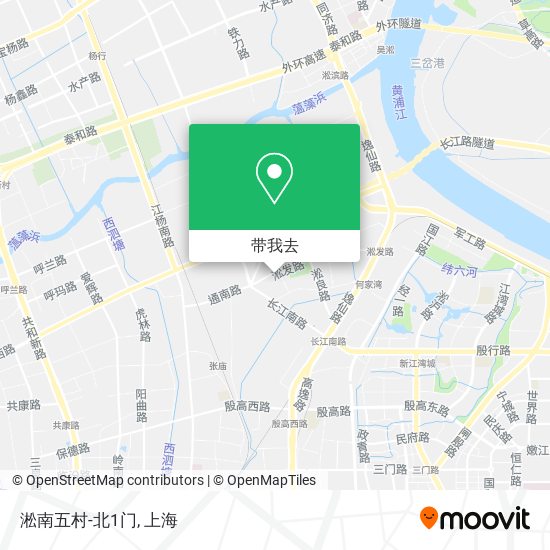 淞南五村-北1门地图