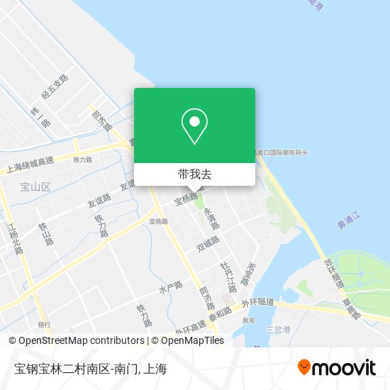 宝钢宝林二村南区-南门地图
