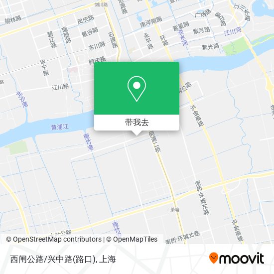西闸公路/兴中路(路口)地图