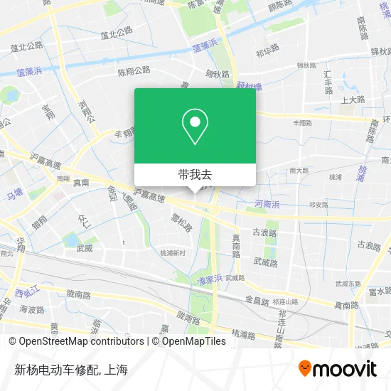 新杨电动车修配地图