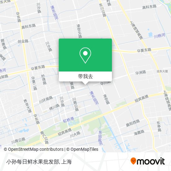 小孙每日鲜水果批发部地图