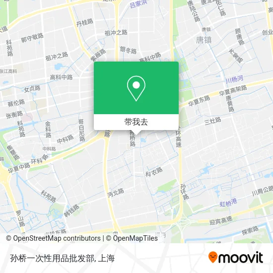 孙桥一次性用品批发部地图