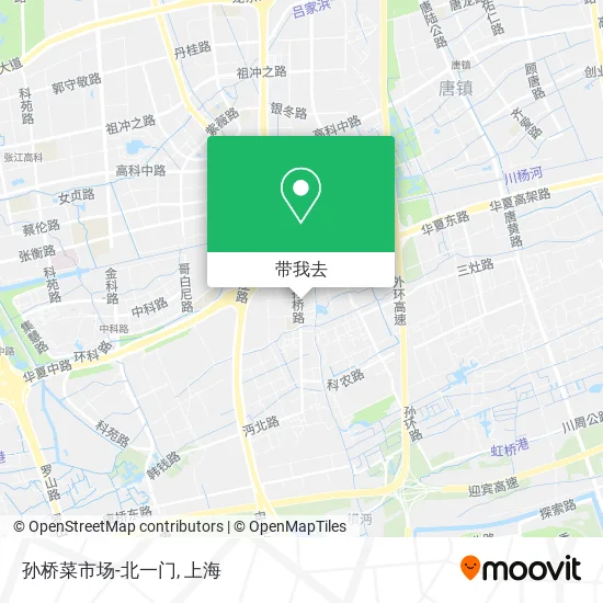 孙桥菜市场-北一门地图