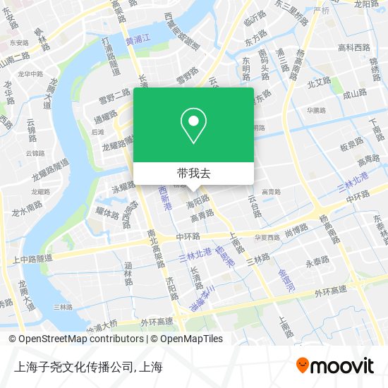 上海子尧文化传播公司地图