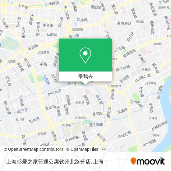 上海盛爱之家普通公寓钦州北路分店地图