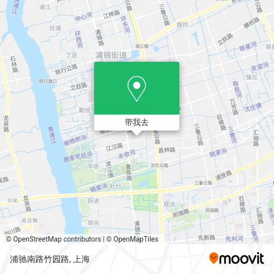 浦驰南路竹园路地图