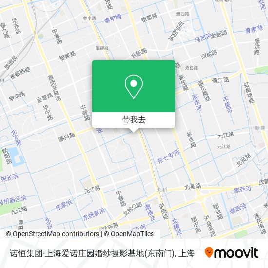 诺恒集团·上海爱诺庄园婚纱摄影基地(东南门)地图