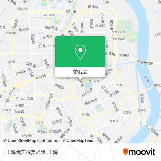 上海俄艺得美术馆地图
