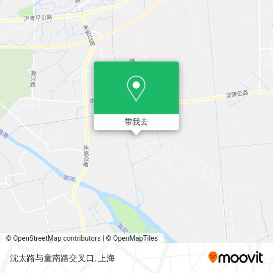 沈太路与童南路交叉口地图