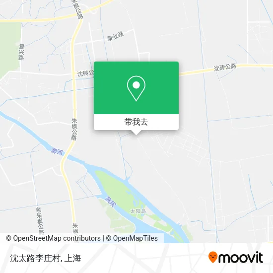 沈太路李庄村地图