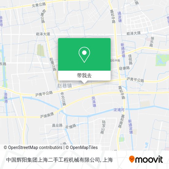 中国辉阳集团上海二手工程机械有限公司地图