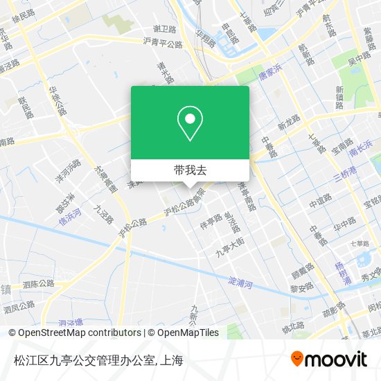 松江区九亭公交管理办公室地图