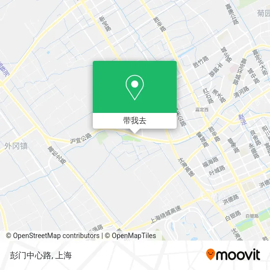 彭门中心路地图