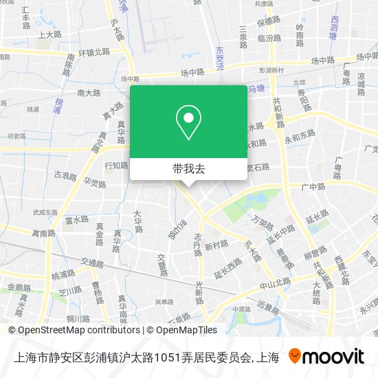 上海市静安区彭浦镇沪太路1051弄居民委员会地图