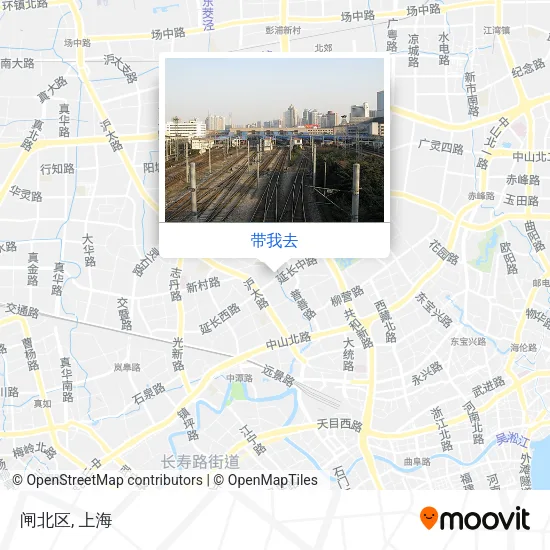 闸北区地图