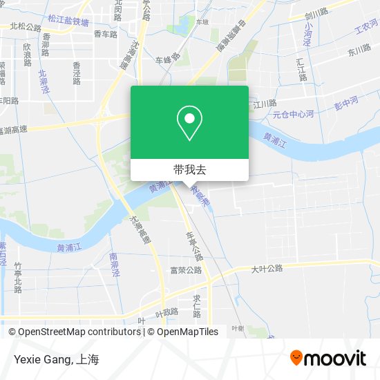 Yexie Gang地图