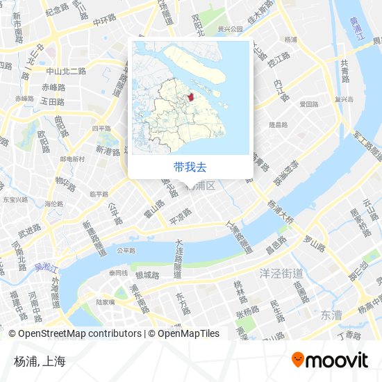 杨浦地图