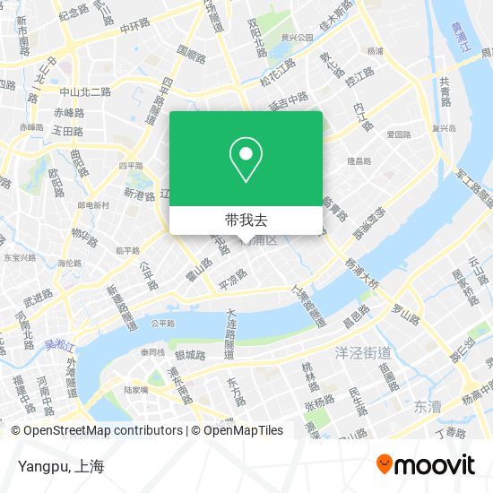 Yangpu地图