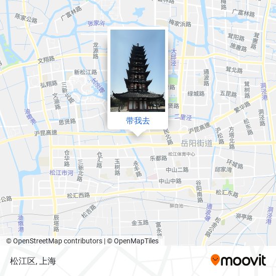 松江区地图