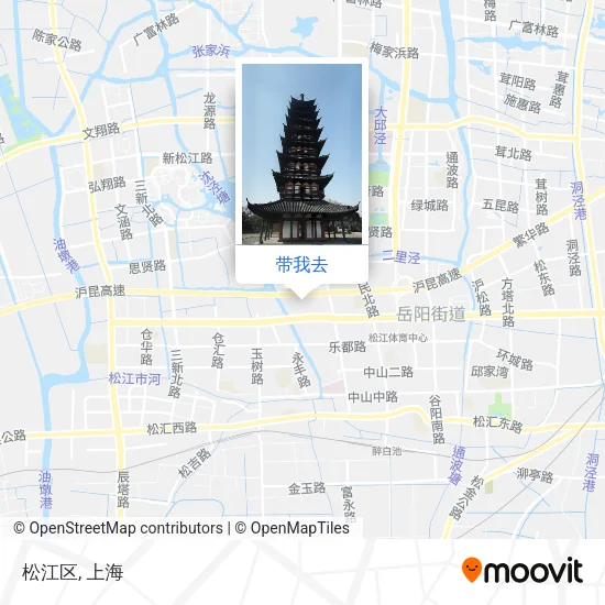 松江区地图
