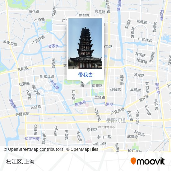 松江区地图